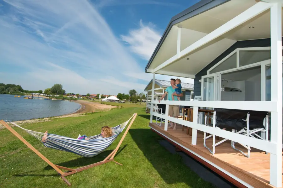 Holland Campings Ferienpark Eilandvan Maurik Am Wasser
