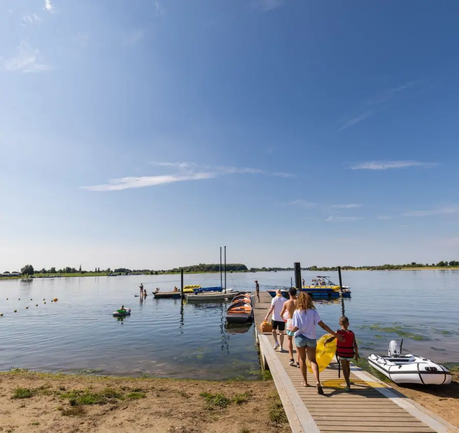 Holland Campings Ferienpark Eilandvan Maurik Bootsanleger