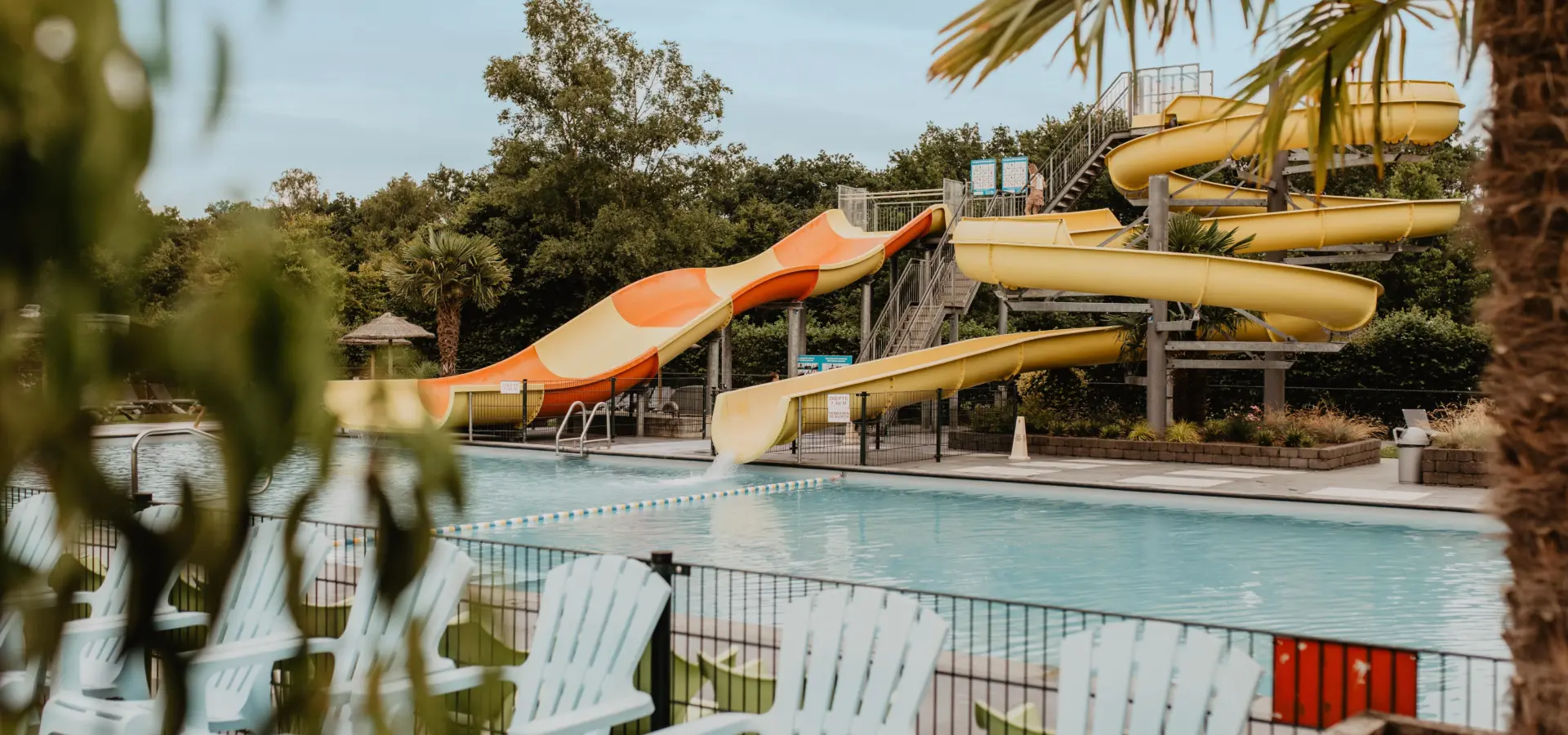 Holland Campings Campingplatz Kleine Wolf Schwimmbad Rutsche