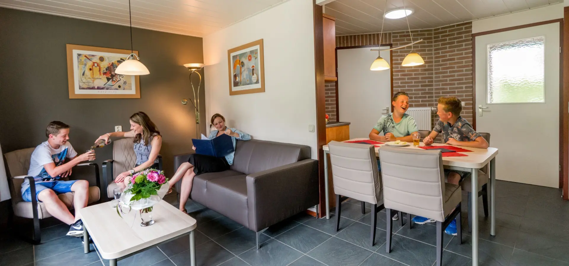 Wohnzimmer Bungalow BR50 - Ferienpark Marveld Recreatie