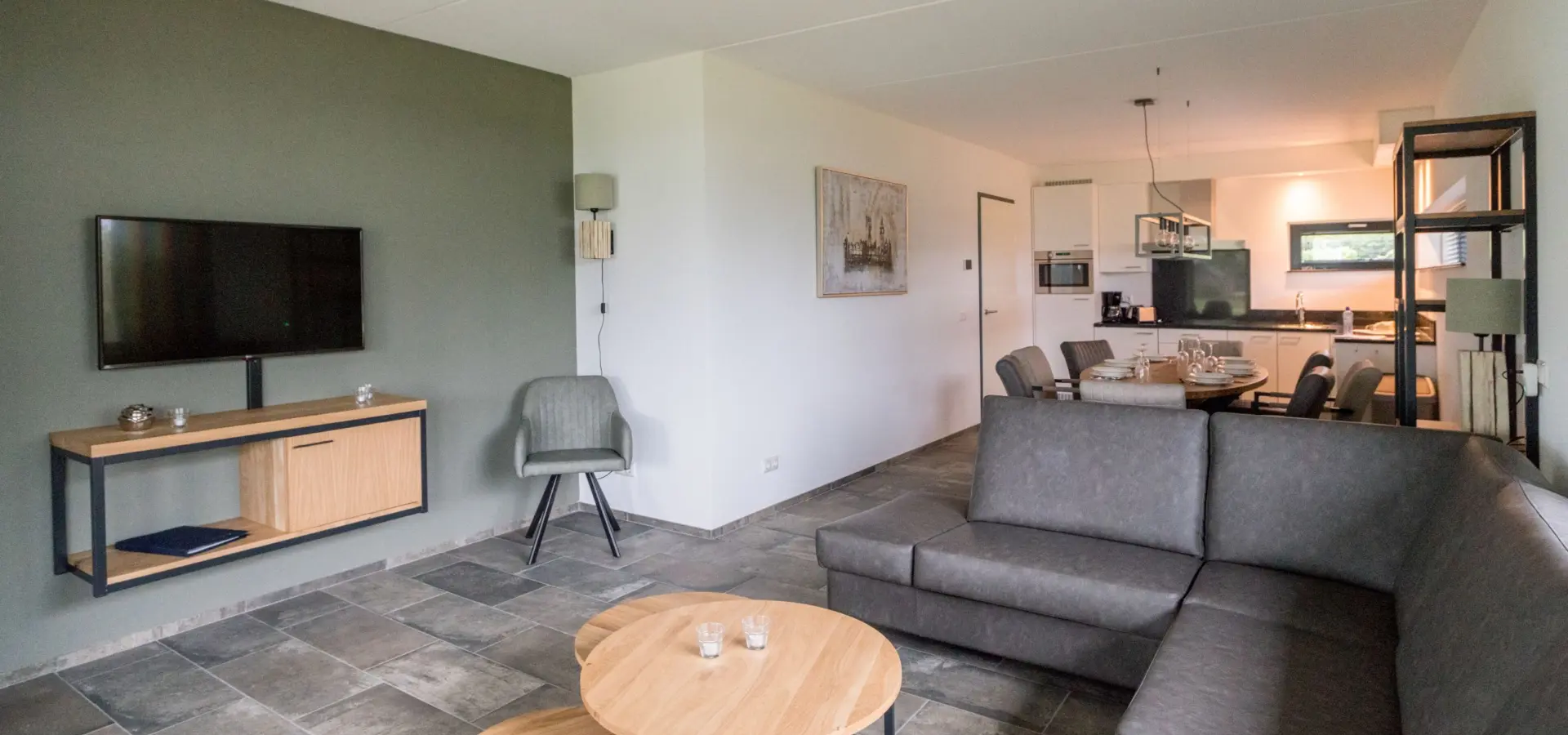 Luxus Villa am Teich - Wohnzimmer - Ferienpark Marveld Recreatie