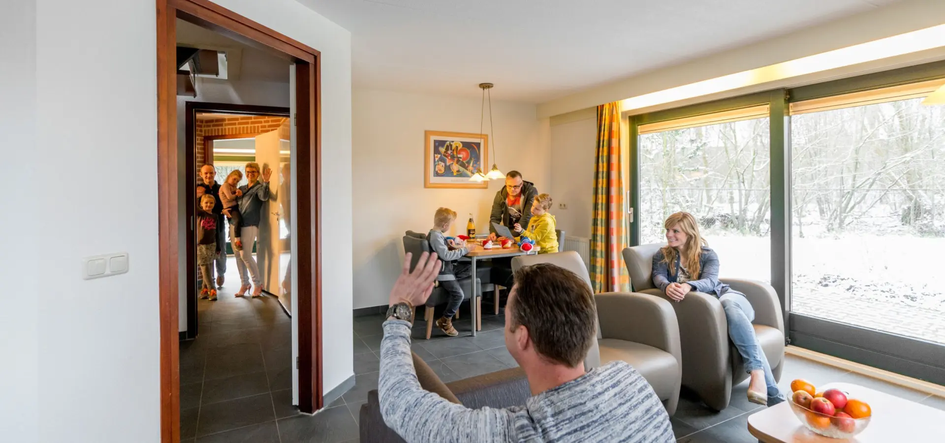 Wohnzimmer Ferienhaus DUO8 - Ferienpark Marveld Recreatie