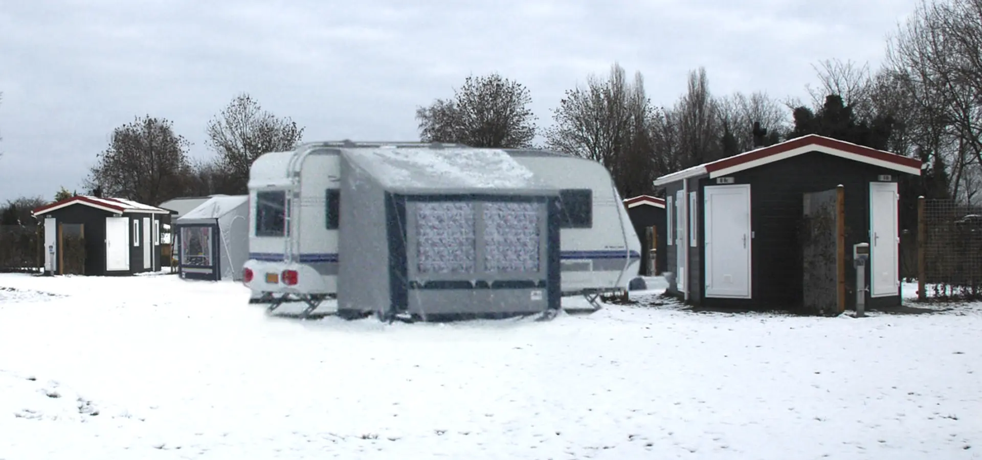 Campingplatz mit privat sanitär winter ferienpark marveld recreatie