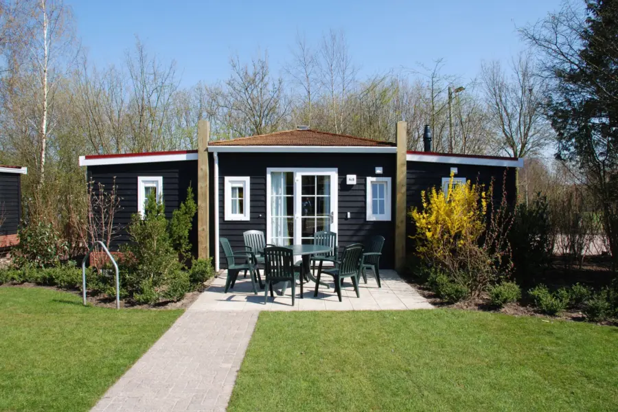 Außenansicht Achterhoek Chalet - Ferienpark Marveld Recreatie