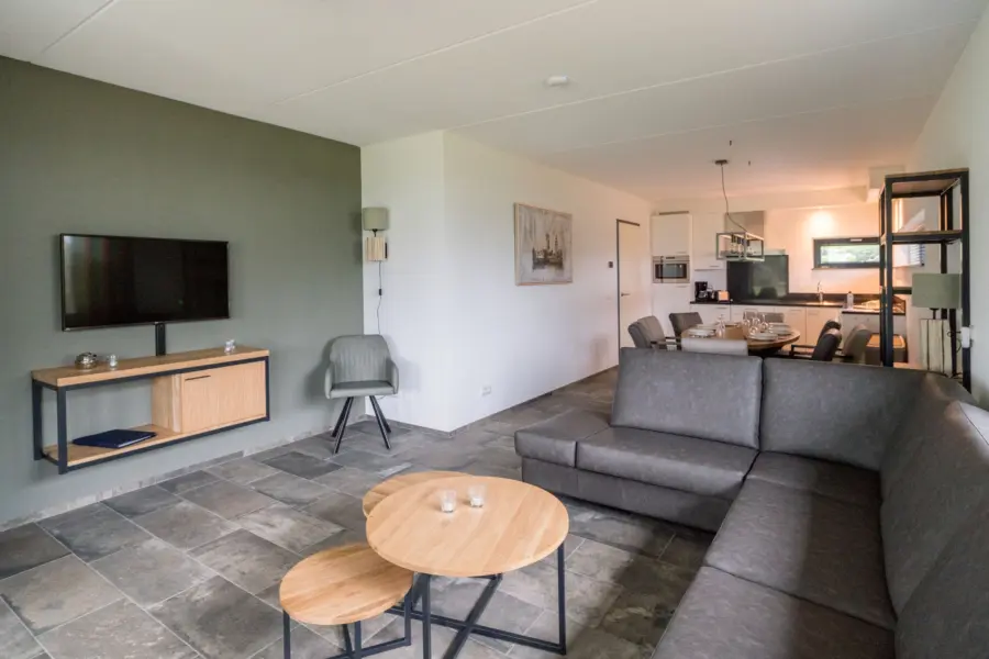 Luxus Villa am Teich - Wohnzimmer - Ferienpark Marveld Recreatie