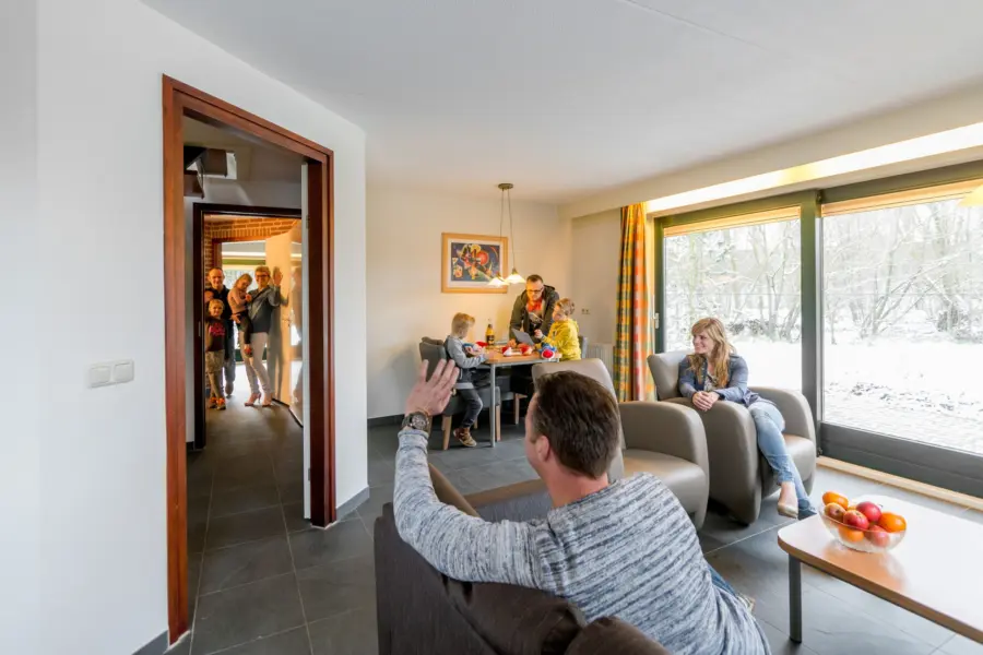 Wohnzimmer Ferienhaus DUO8 - Ferienpark Marveld Recreatie