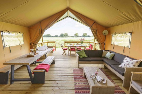 Zelten in Holland - Safari-Zelt Verleih Ferienpark De Twee Bruggen