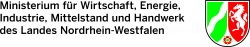 Logo Ministerium für Wirtschaft, Energie, Industrie, Mittelstand und Handwerk des Landes Nordhrein-Westfalen.